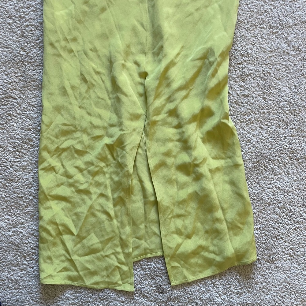 Auteur silk Zippora dress green open back size s - Picture 5 of 15